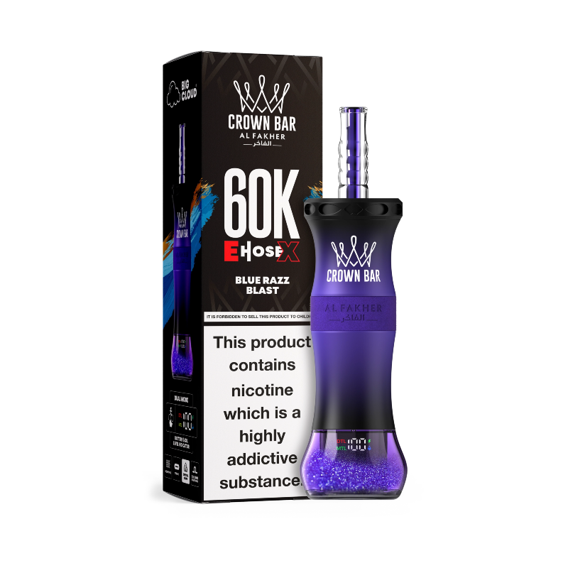 AL Fakher 60K E-Hose X Blue Razz Blast