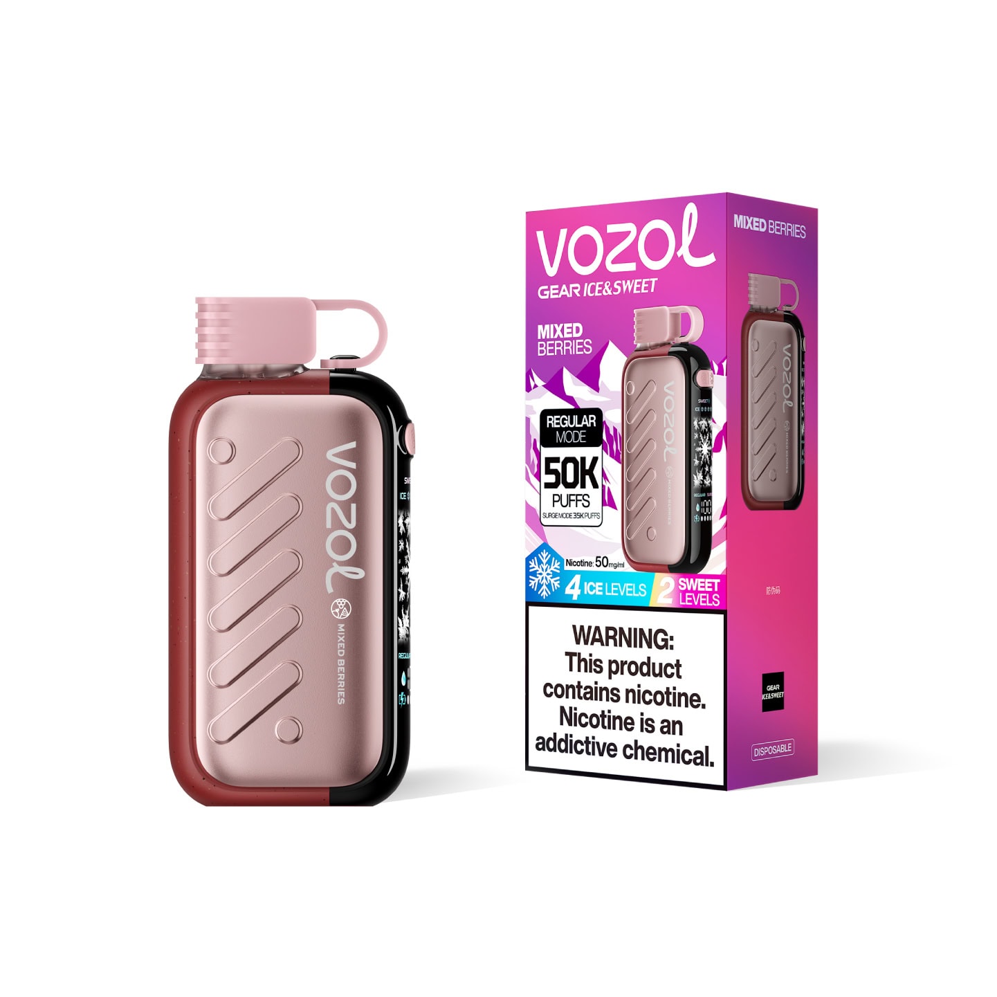 Vozol Gear Ice&Sweet 50k Mixed Berries