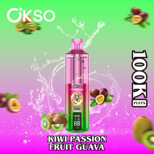 OKSO Tornado 100K Kiwi Passion Fruit Guava