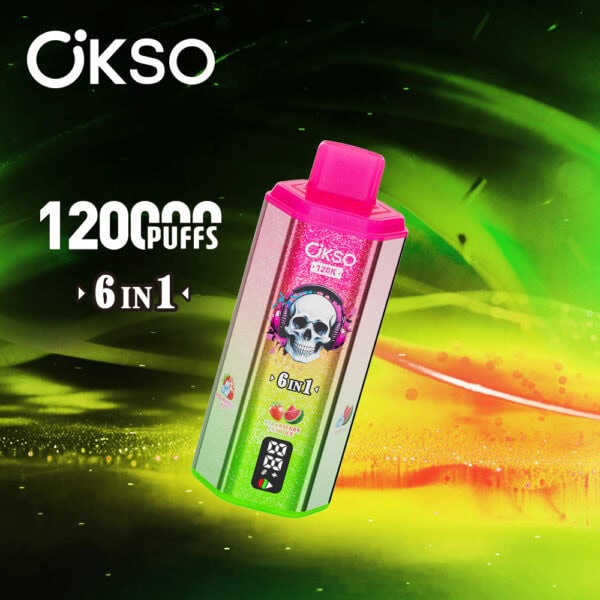 OKSO 6IN1 120K Strawberry Ice/Lush Ice/Mamba