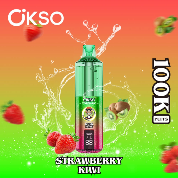 OKSO Tornado 100K Strawberry Kiwi