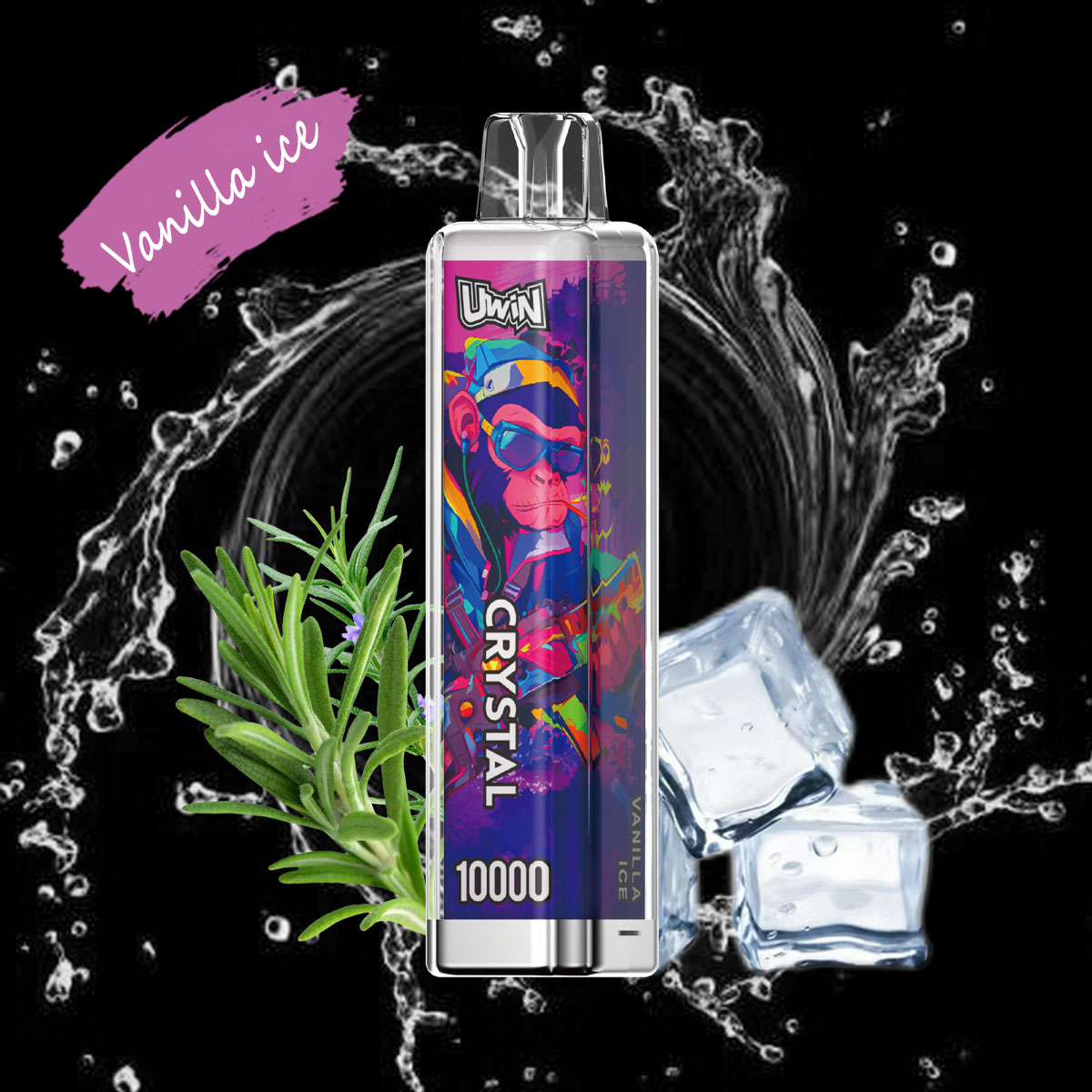 Uwin Crystal 10000 Vanilla Ice