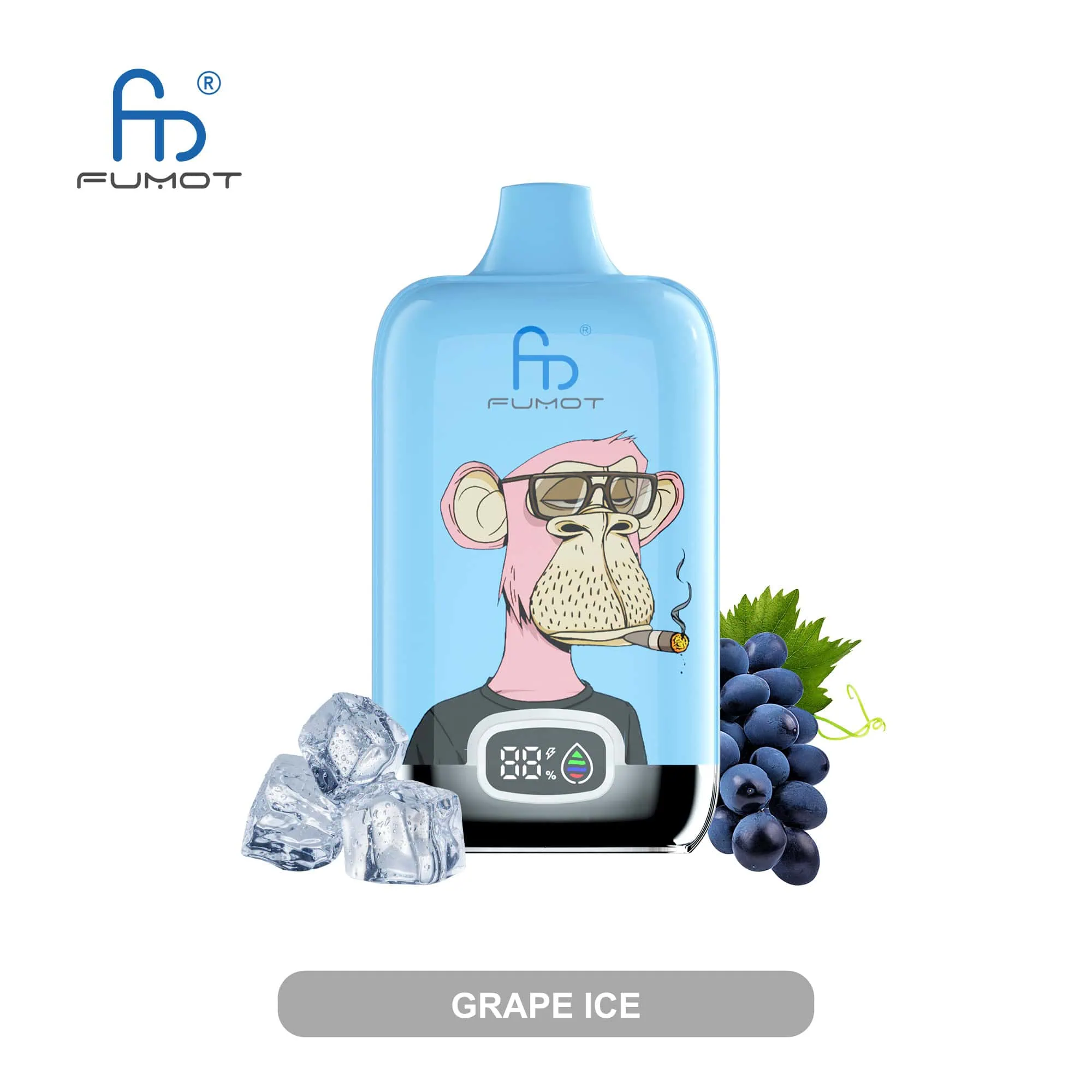 Fumot Digital Box 12000 Grape Ice