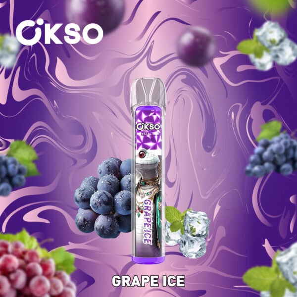 OKSO Crystal Bar 800 Grape Ice