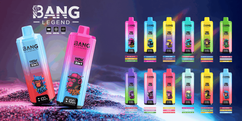 Bang Legend 110K energydrlnk/apple grape/mango peach apricot