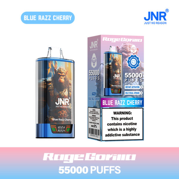 JNR Rage Gorilla 55000 Blue Razz Cherry