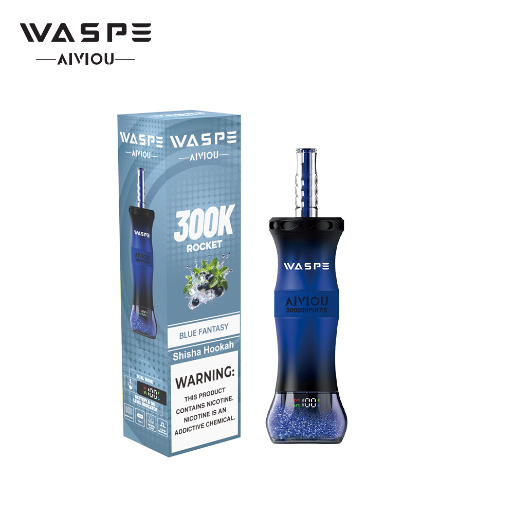 WASPE Shisha Hookah 300K Blue Fantasy