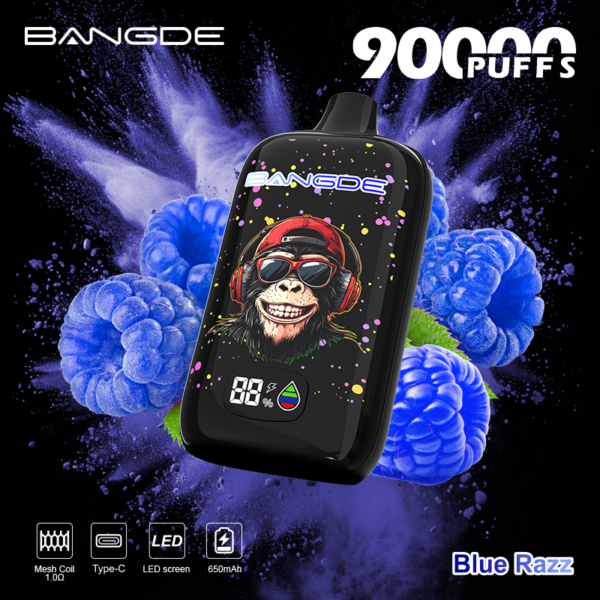 BANG DE 90K Blue Razz