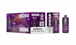 Bang King 500K Blue Razz Ice/Peach Ice/Grape Ice/Mango Ice