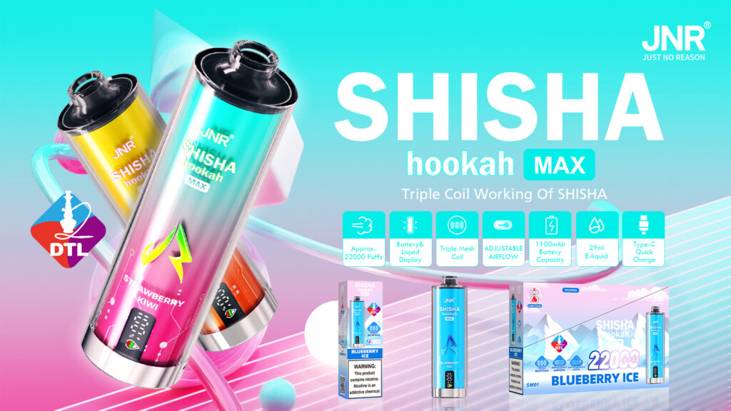 JNR Shisha Max 22000 Blueberry Ice