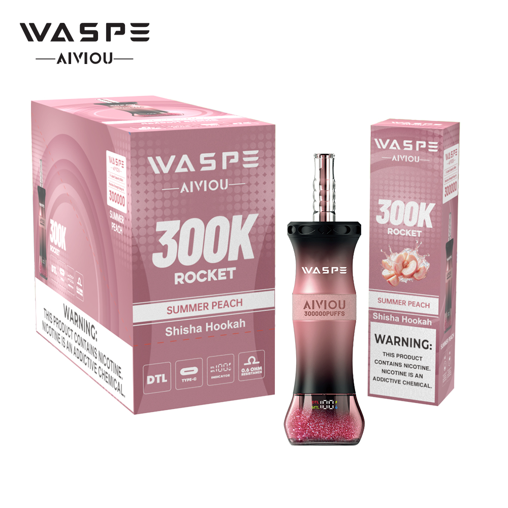 WASPE Shisha Hookah 300K Summer Peach