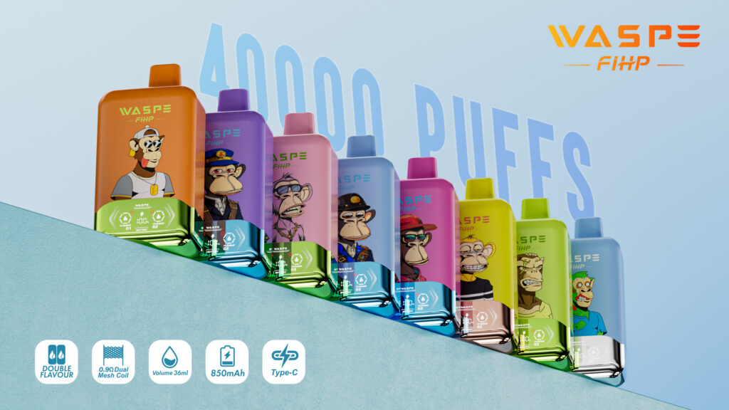 WASPE 40000 Strawberry Watermelon Bubblegum/Mixed Fruit