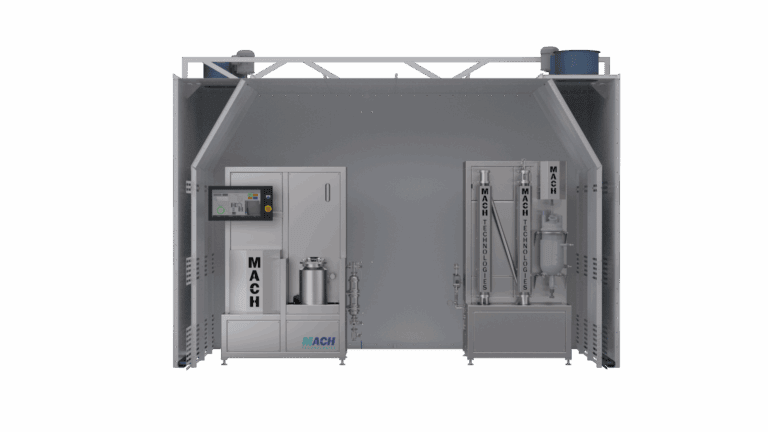 High-tech industrial water treatment system by Mach Technologies for advanced water purification.