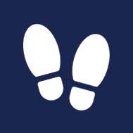 Footprint icon representing eco-friendly manufacturing processes at Mach Technologies.