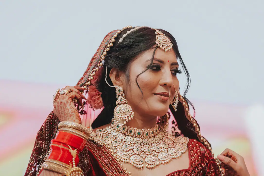 indian wedding bridal photos