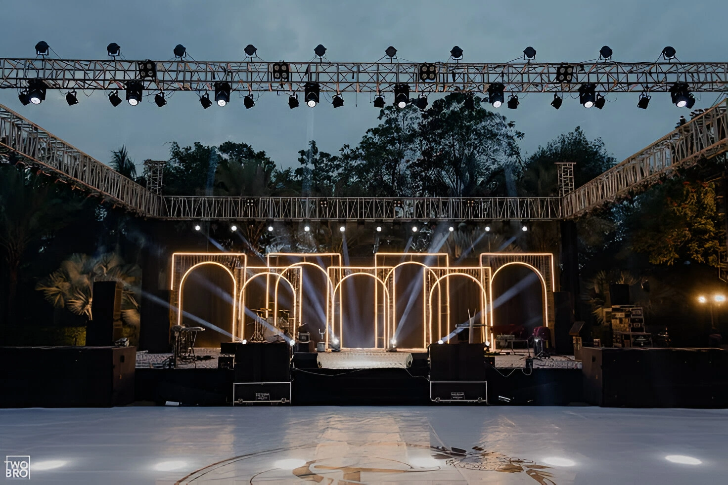 Wedding Sangeet Stage