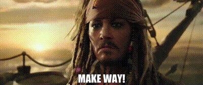make way jack sparrow pirates of the caribbean
