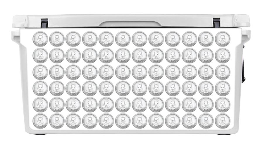 white ranger 125 with cans inside
