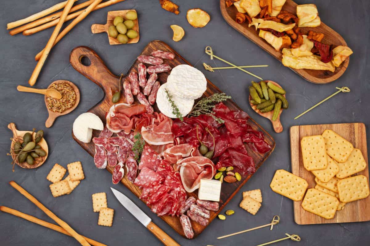 large-charcuterie-board-display