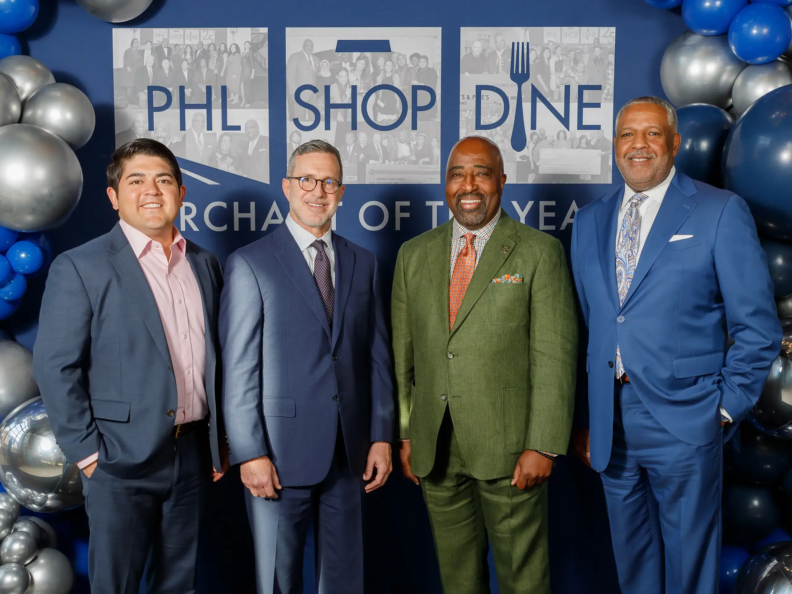 MarketPlace Leadership Group Photo, including Scott Moriyama, Michael DiCosola, Clarence LeJeune and Mel Hannah at Philadelphia International Airport