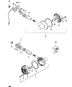 Alternative view of LAMP ASSY TURN SIGNAL 35603-47211-999