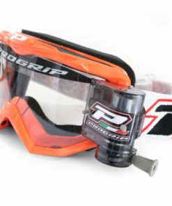 Progrip Glasögon klar lins med XL Roll off system VUXEN ORANGE