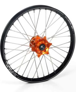 Haan Wheels, Komplett Hjul A60, 1,6, 21", FRAM, SVART ORANGE, KTM 03-15 450 EXC-F, 03-14 450 SX-F, 03-15 250 EXC/250 EXC-F, 03-14 250 SX/250 SX-F, 10-15 350 EXC-F, 10-14 350 SX-F, 03-15 125 EXC/300 EXC, 03-14 125 SX, 07-08 144 SX, 09-14 150 SX, 04-15 200