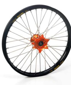 Haan Wheels, Komplett Hjul, 1,6, 21", FRAM, SVART ORANGE, KTM 03-15 450 EXC-F, 03-14 450 SX-F, 03-15 250 EXC/250 EXC-F, 03-14 250 SX/250 SX-F, 10-15 350 EXC-F, 10-14 350 SX-F, 03-15 125 EXC/300 EXC, 03-14 125 SX, 07-08 144 SX, 09-14 150 SX, 04-15 200 EXC,