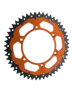 Holeshot, Bakdrev AIR, 420, 48, ORANGE, KTM 00-17 65 SX, 99-00 60 SX, Husqvarna 17 TC 65