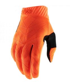 100% Handskar Ridefit Neonorange/Svart