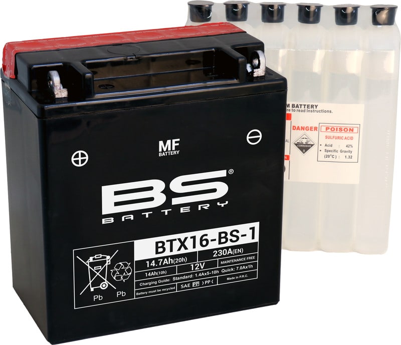BATTERI BS 12V BTX16-BS-1