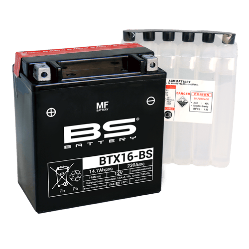 BATTERI BS 12V BTX16-BS
