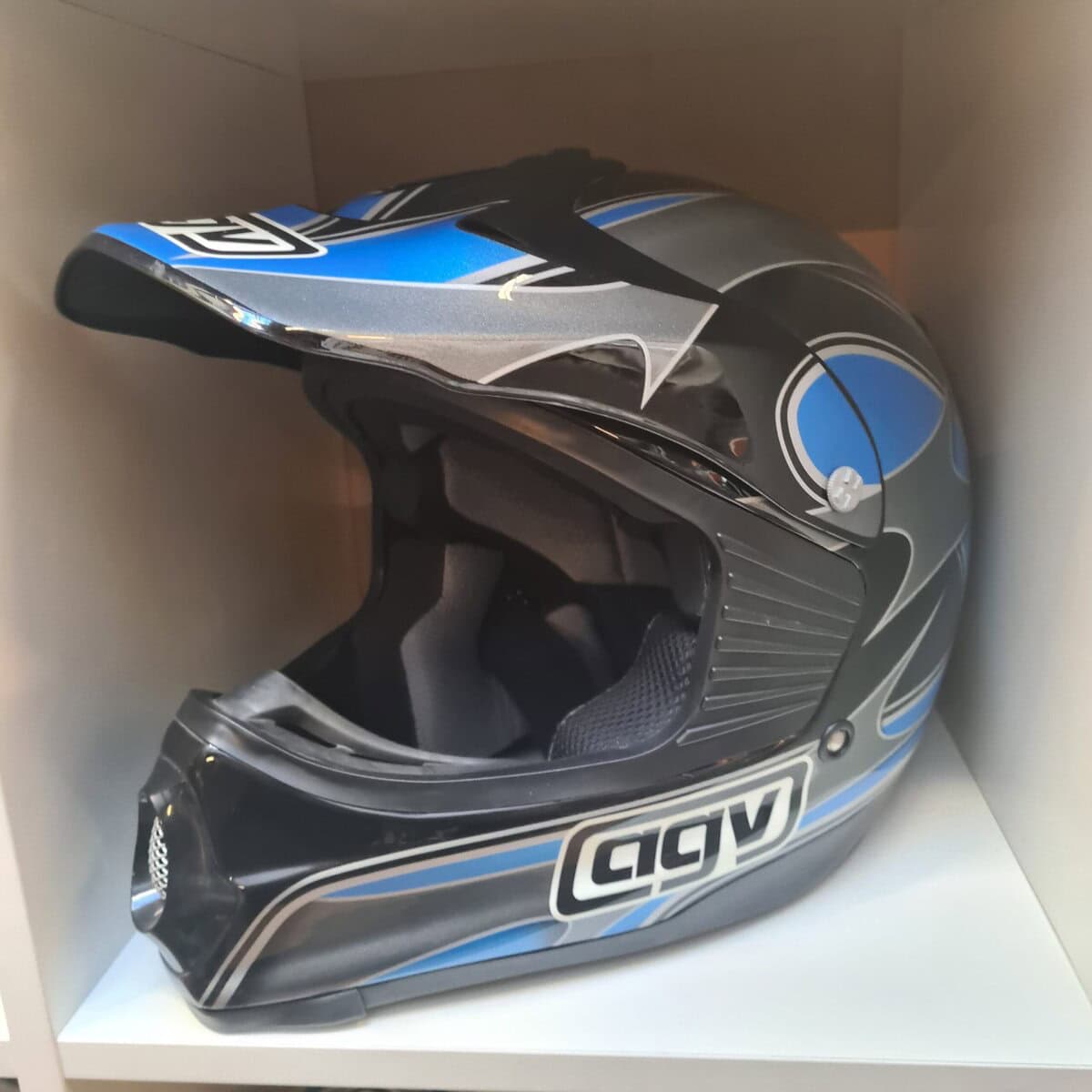 AGV AX-7 SVART/BLÅ
