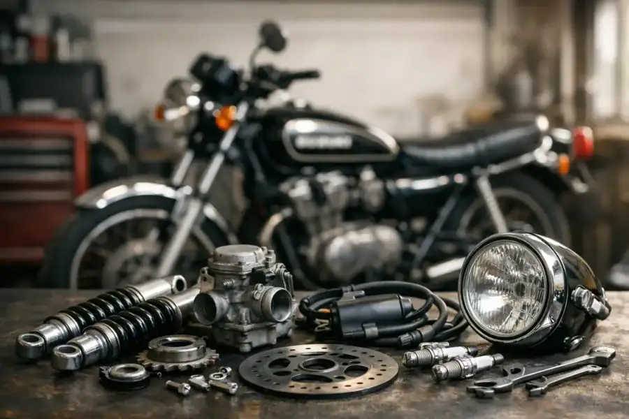 Reservdelar till äldre Suzuki MC - så hittar du rätt