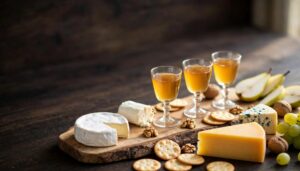 mead and cheese pairings board