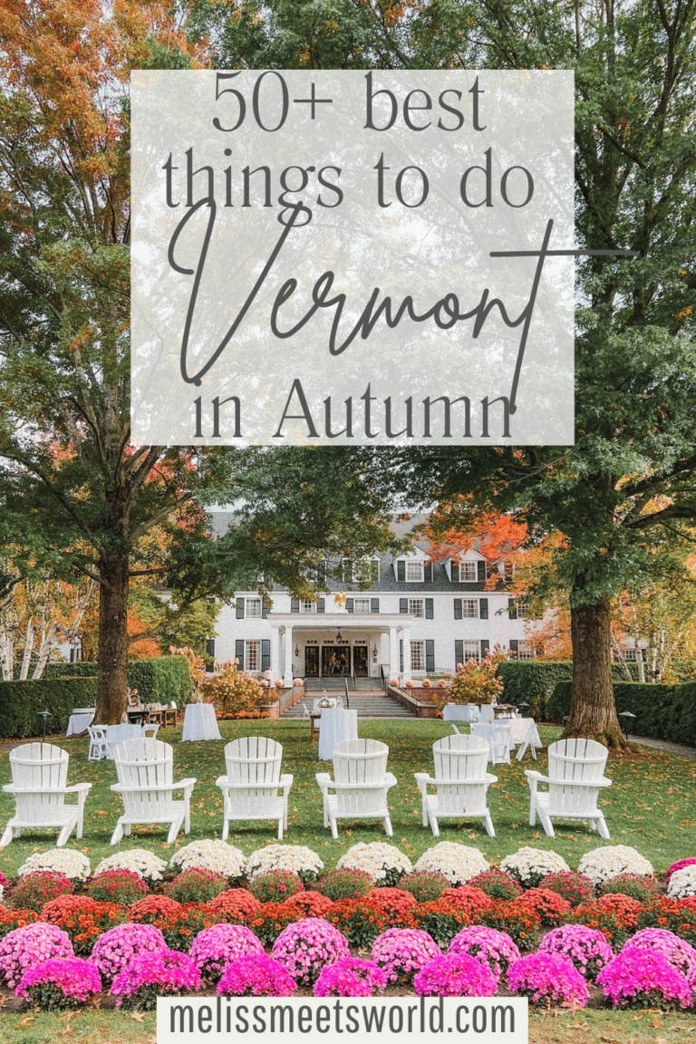 f you’re looking for the best things to do in Vermont in the fall or the best places to visit in Vermont in the fall for foliage, keep reading!