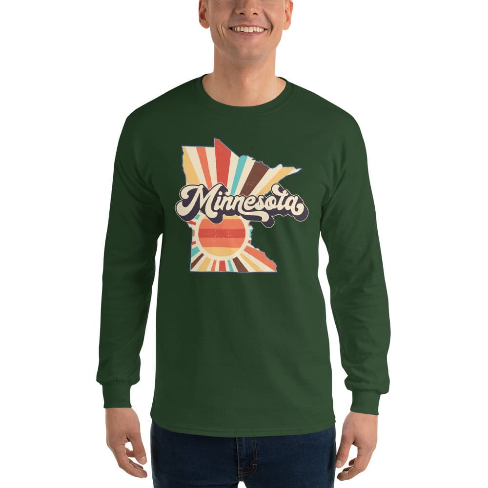 Minnesota Sunburst | Men’s Long Sleeve Shirt