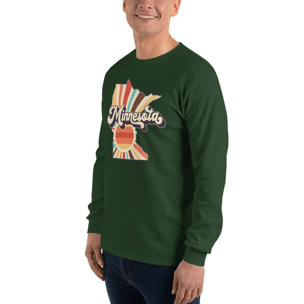 Minnesota Sunburst | Men’s Long Sleeve Shirt