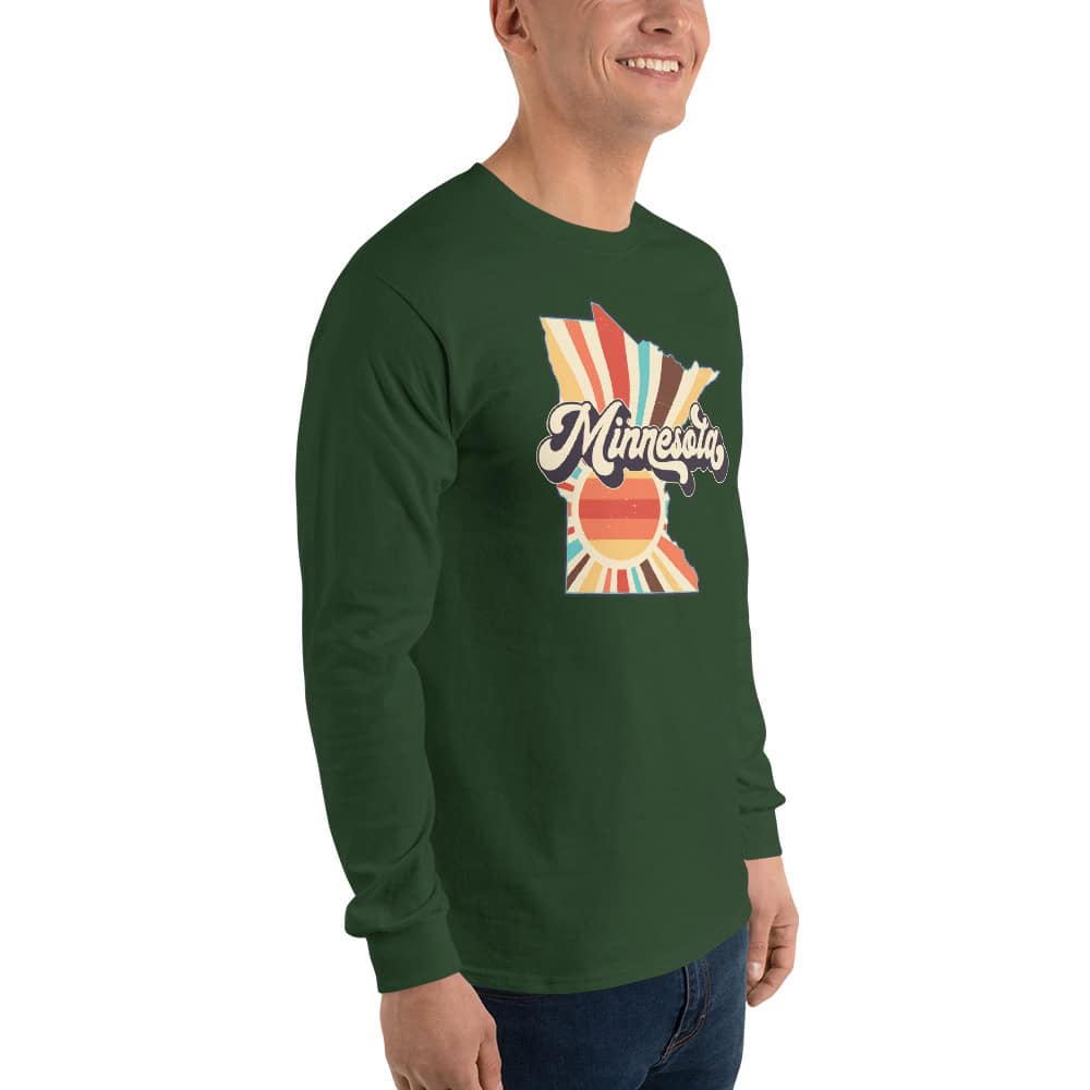 Minnesota Sunburst | Men’s Long Sleeve Shirt