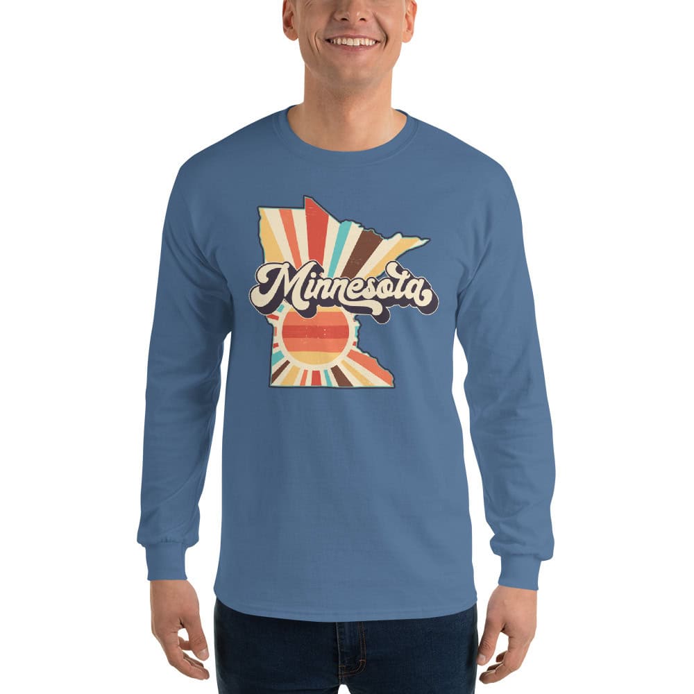 Minnesota Sunburst | Men’s Long Sleeve Shirt