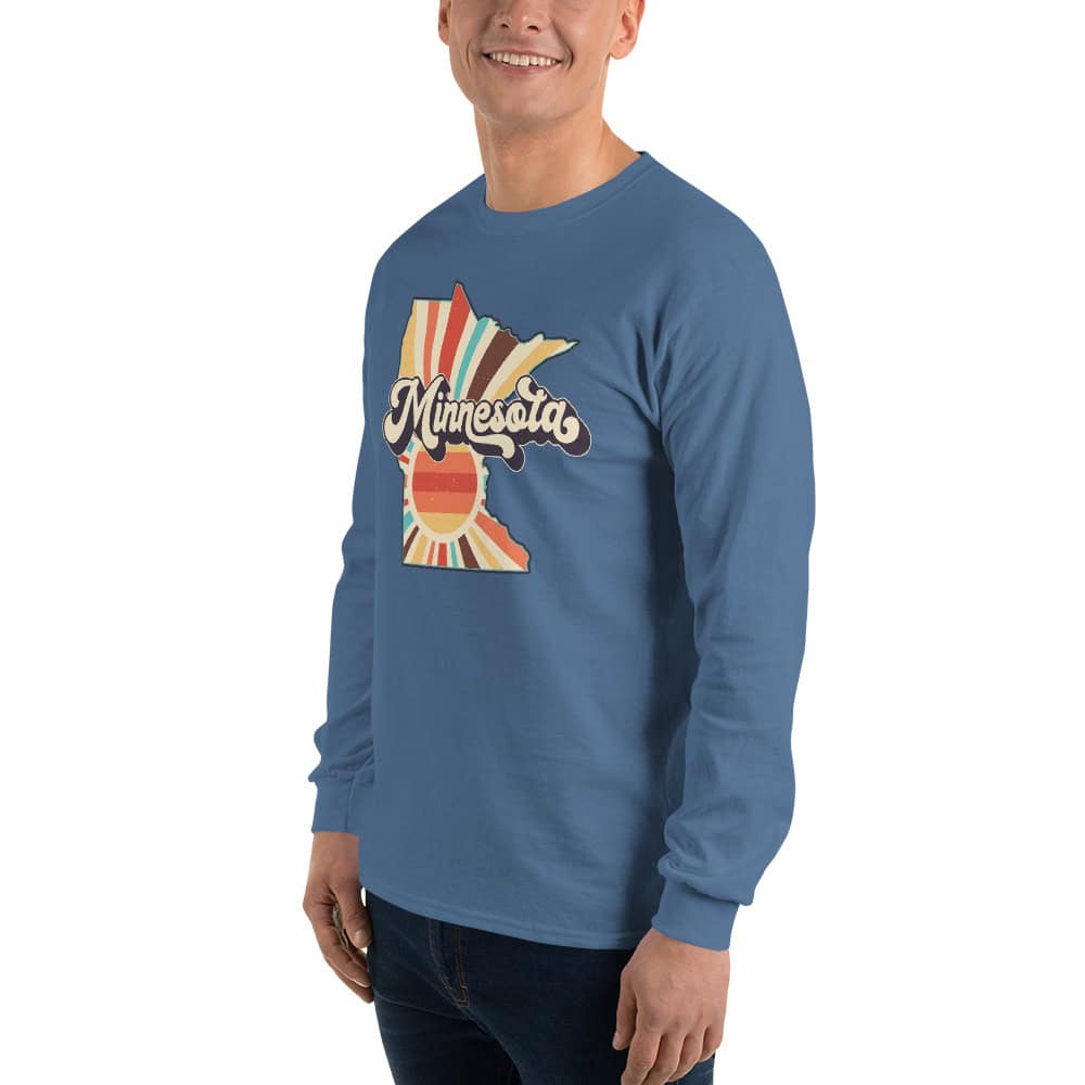 Minnesota Sunburst | Men’s Long Sleeve Shirt