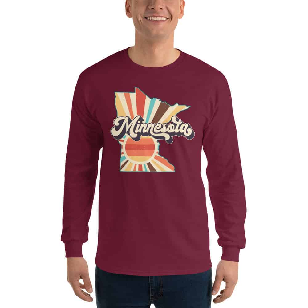 Minnesota Sunburst | Men’s Long Sleeve Shirt