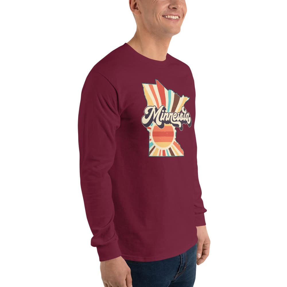 Minnesota Sunburst | Men’s Long Sleeve Shirt