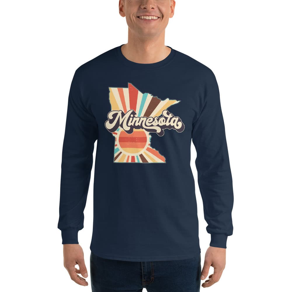 Minnesota Sunburst | Men’s Long Sleeve Shirt