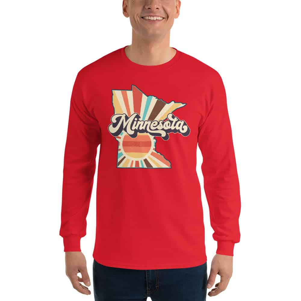 Minnesota Sunburst | Men’s Long Sleeve Shirt