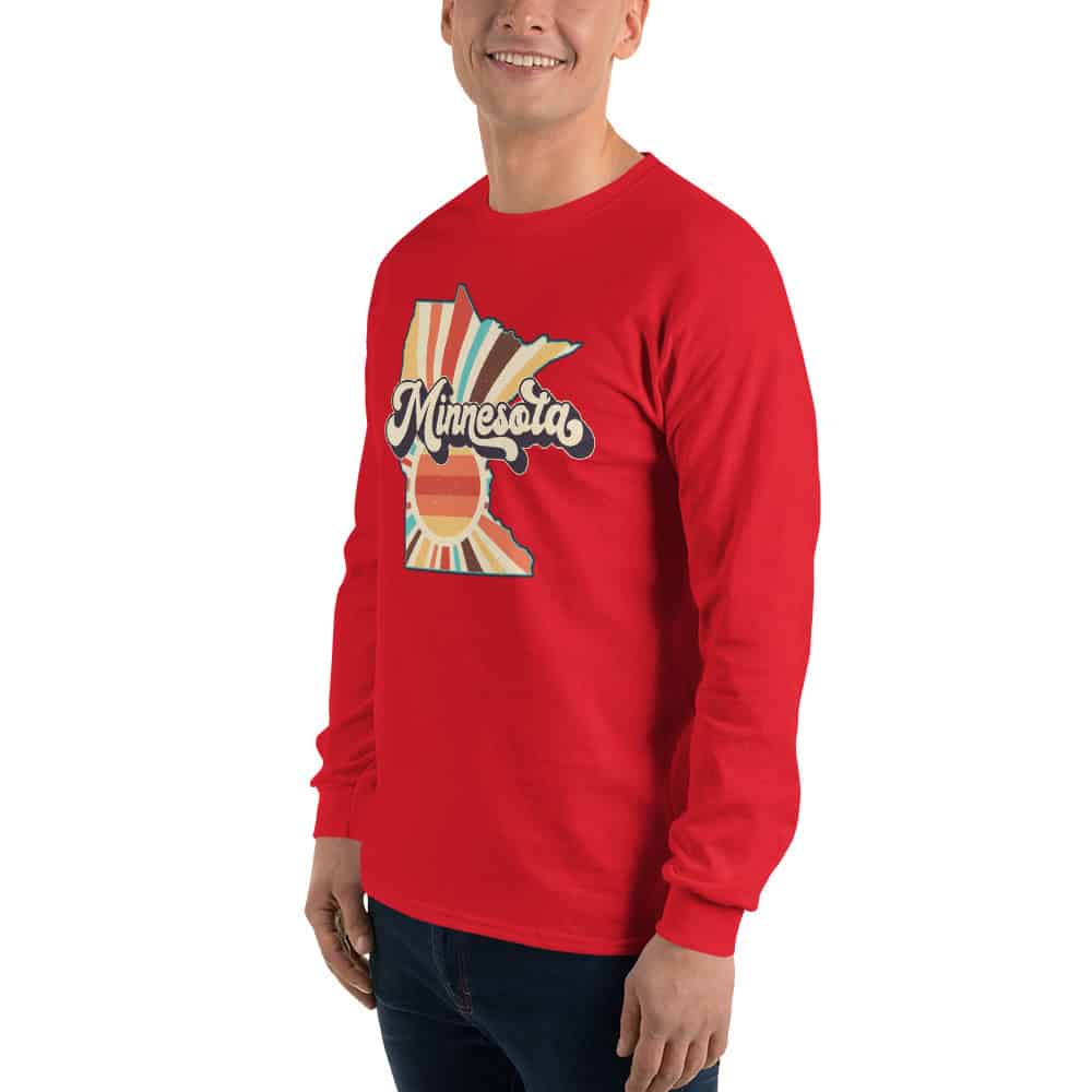 Minnesota Sunburst | Men’s Long Sleeve Shirt