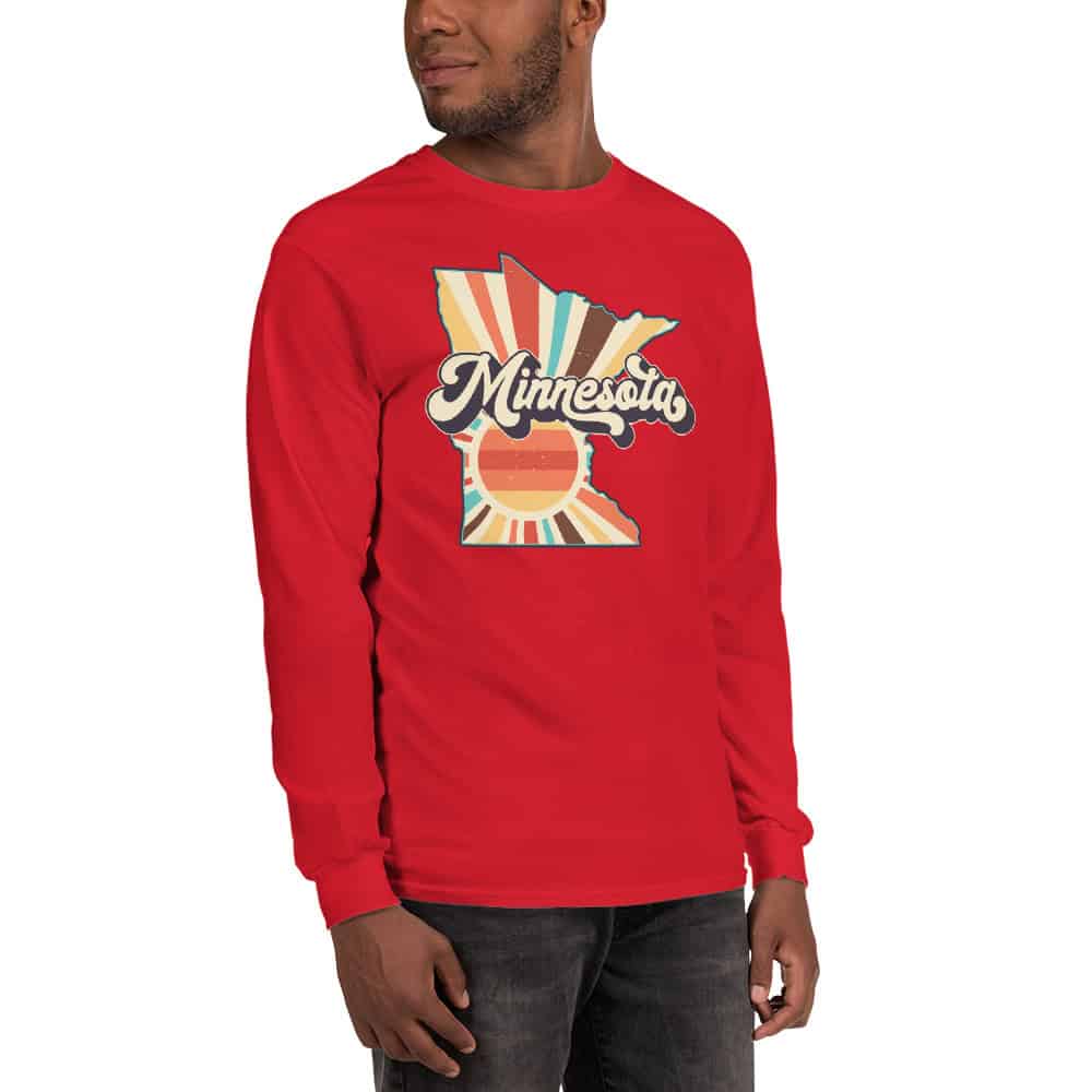 Minnesota Sunburst | Men’s Long Sleeve Shirt