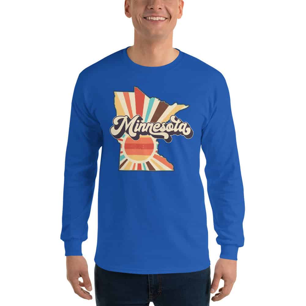 Minnesota Sunburst | Men’s Long Sleeve Shirt