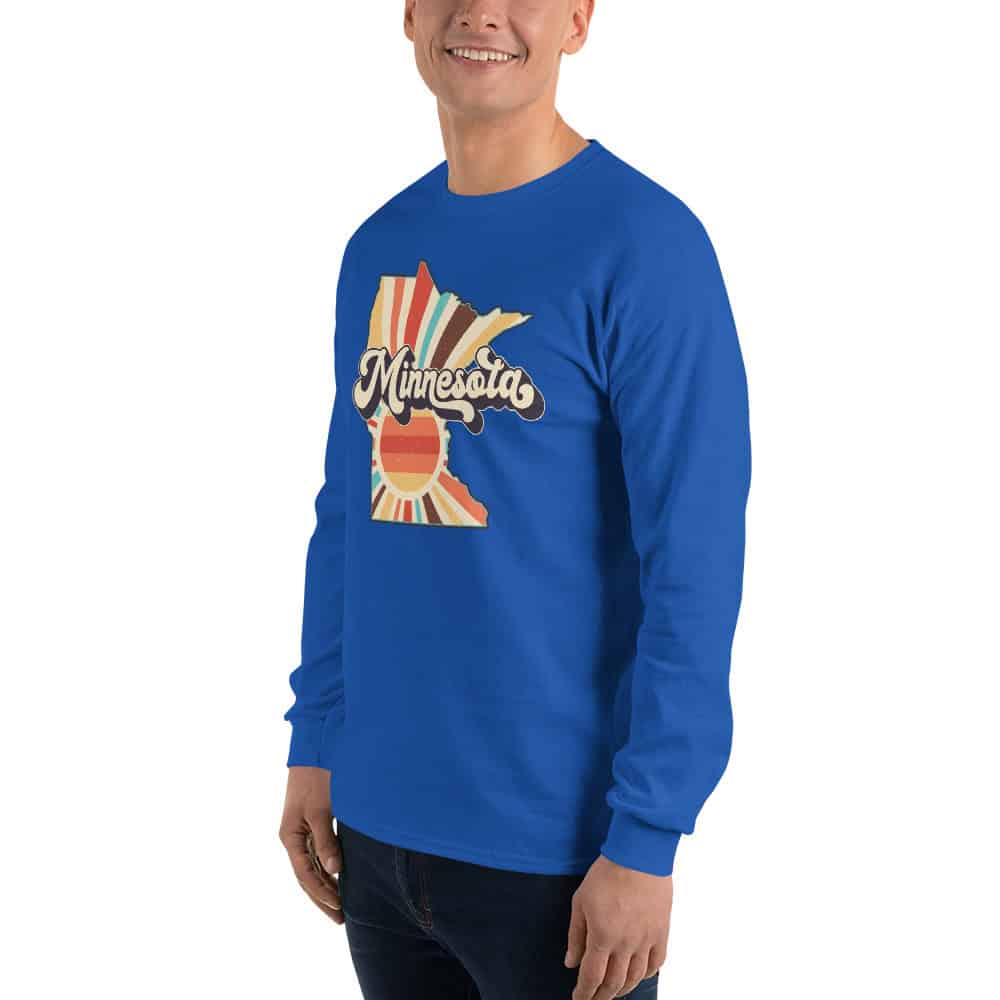 Minnesota Sunburst | Men’s Long Sleeve Shirt