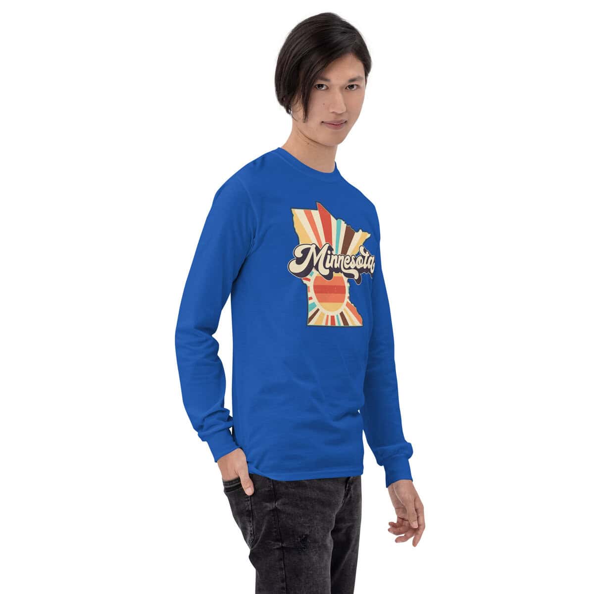 Minnesota Sunburst | Men’s Long Sleeve Shirt
